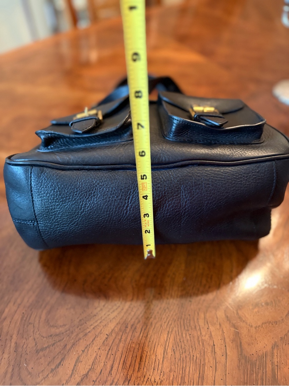 Mulberry Classic Black Leather in “Annie” Hobo Style Bag in EUC - Picture 11 of 13
